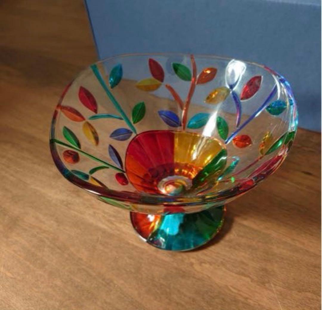 ベネチアンガラス　ムラーノ　コンポート　デザートボウル