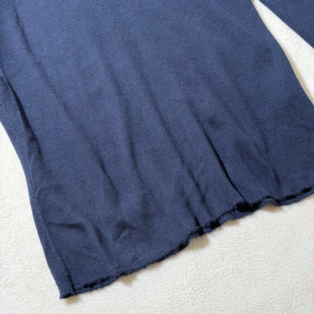 ドゥーズィエムクラス　jersey タートルネック　ニット　セーター　ウール　紺