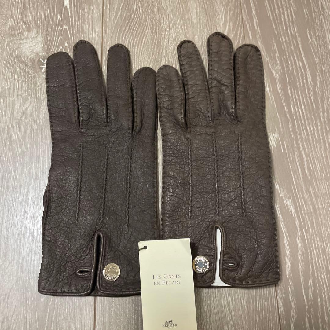 エルメスメンズ グローブ未使用品