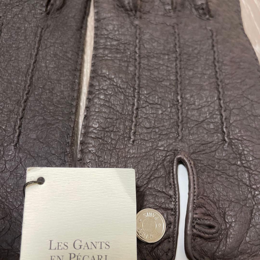 エルメスメンズ グローブ未使用品
