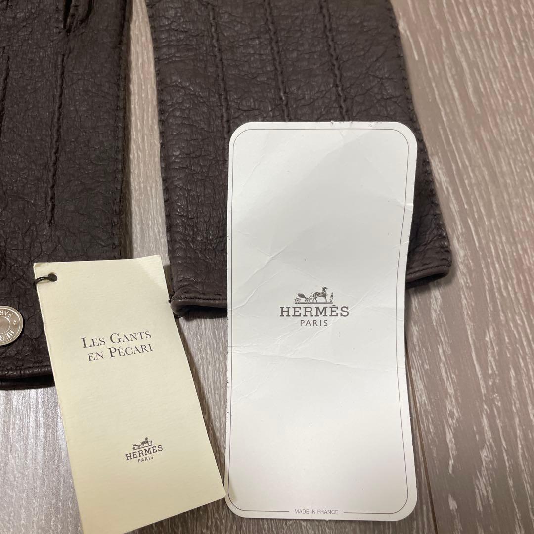 エルメスメンズ グローブ未使用品