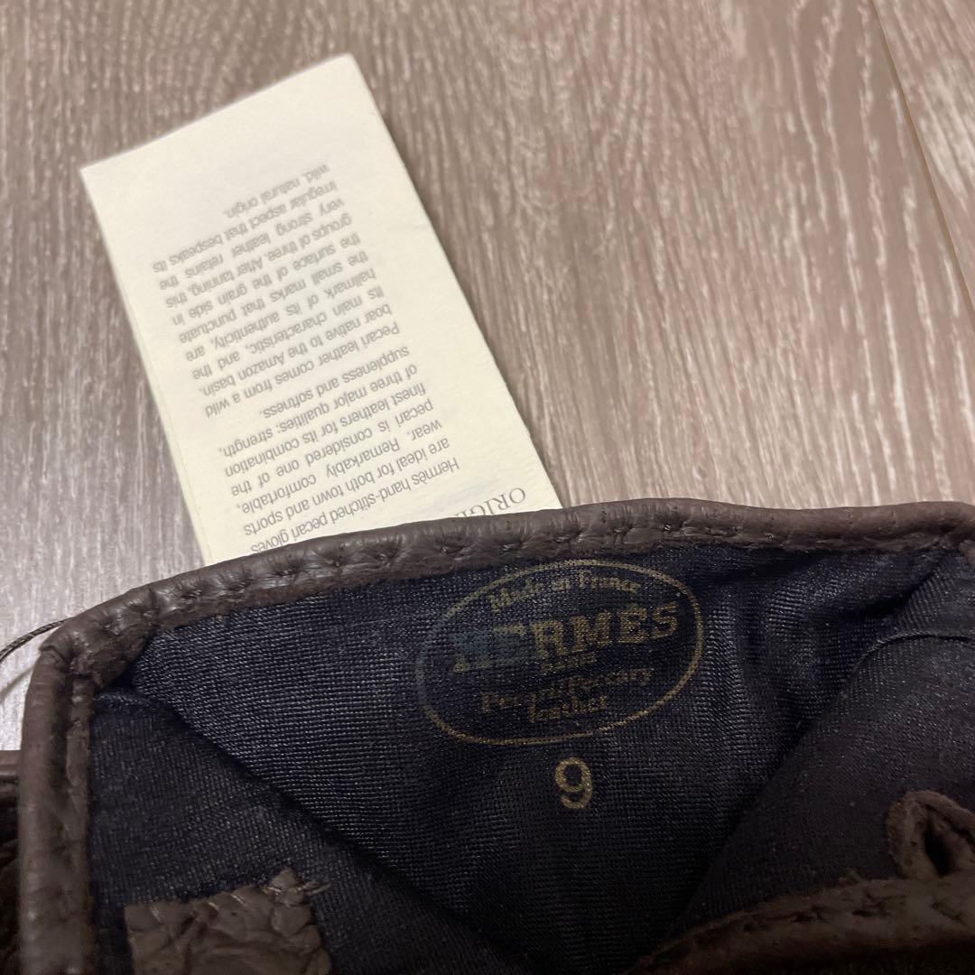 エルメスメンズ グローブ未使用品