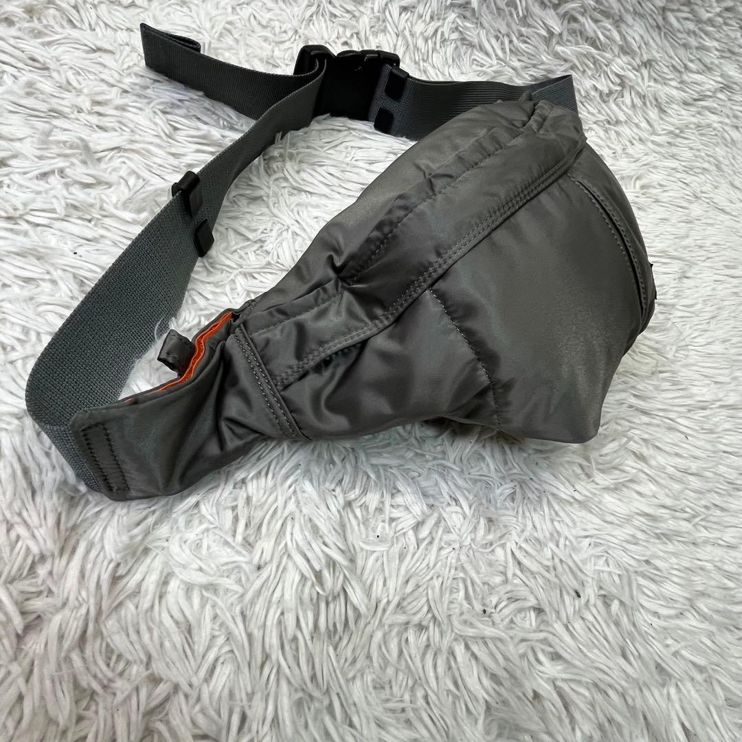 美品✨ポーター タンカー ウエストバッグ ショルダー L シルバーグレー