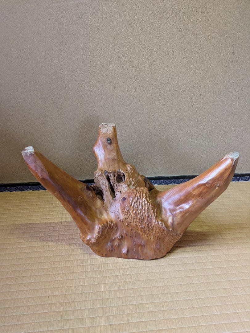 古木　インテリア　切り株　飾り台　花台　盆栽台　天然木