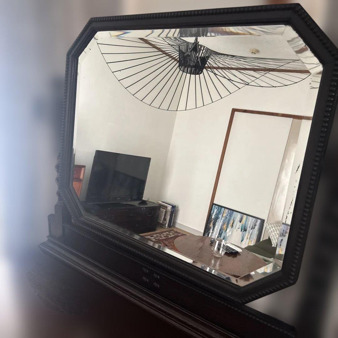 あき坊　取り置き イギリスアンティーク　木製ダークブラウンドレッサー