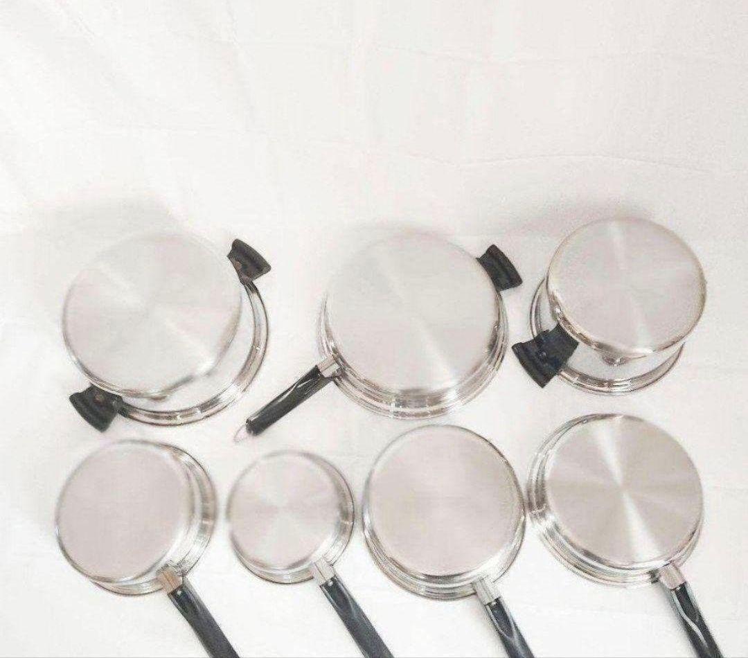 Amway アムウェイ 希少鍋 21ピースセット と ウォック 網2枚付き @