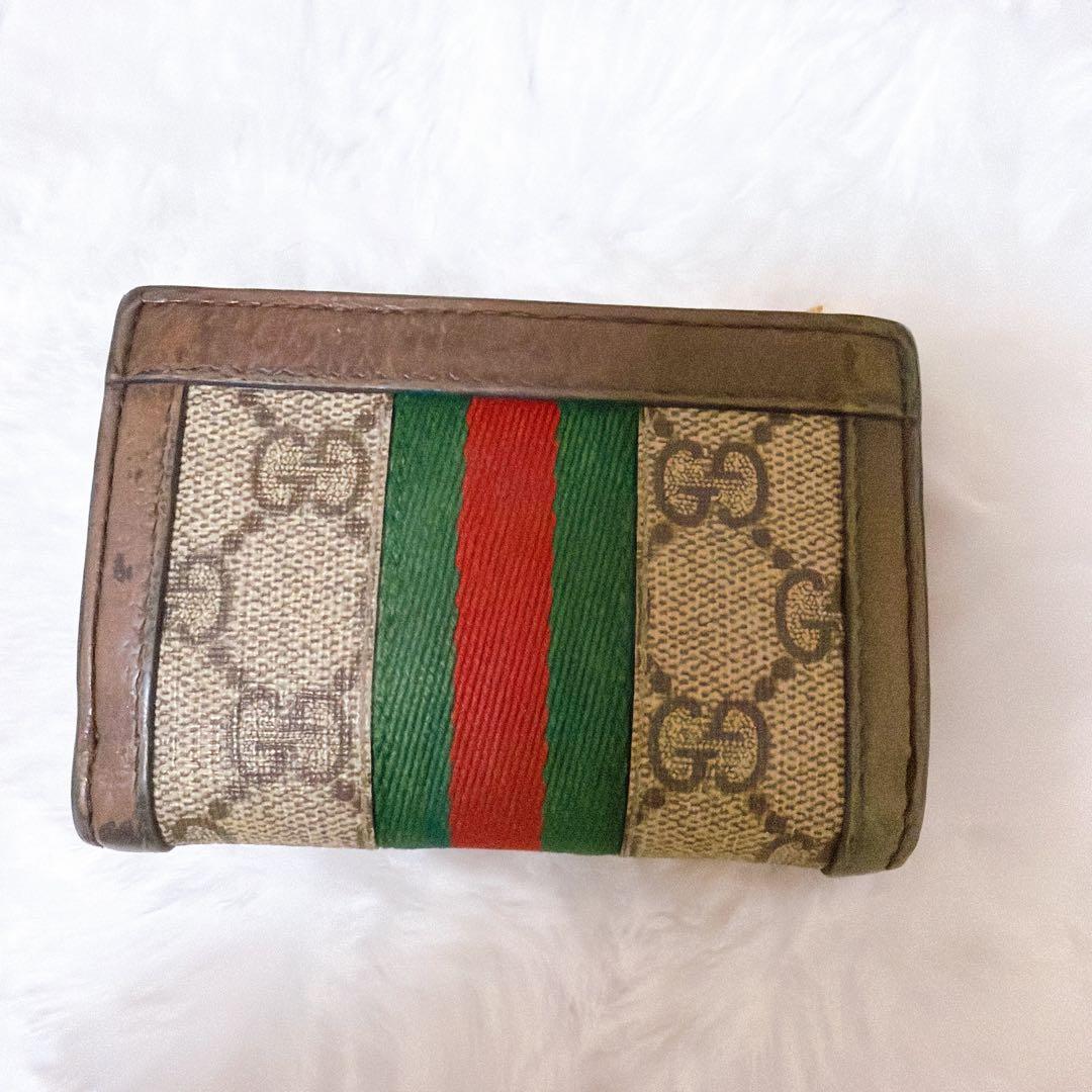 GUCCI GGモノグラム オフィディア二つ折り財布