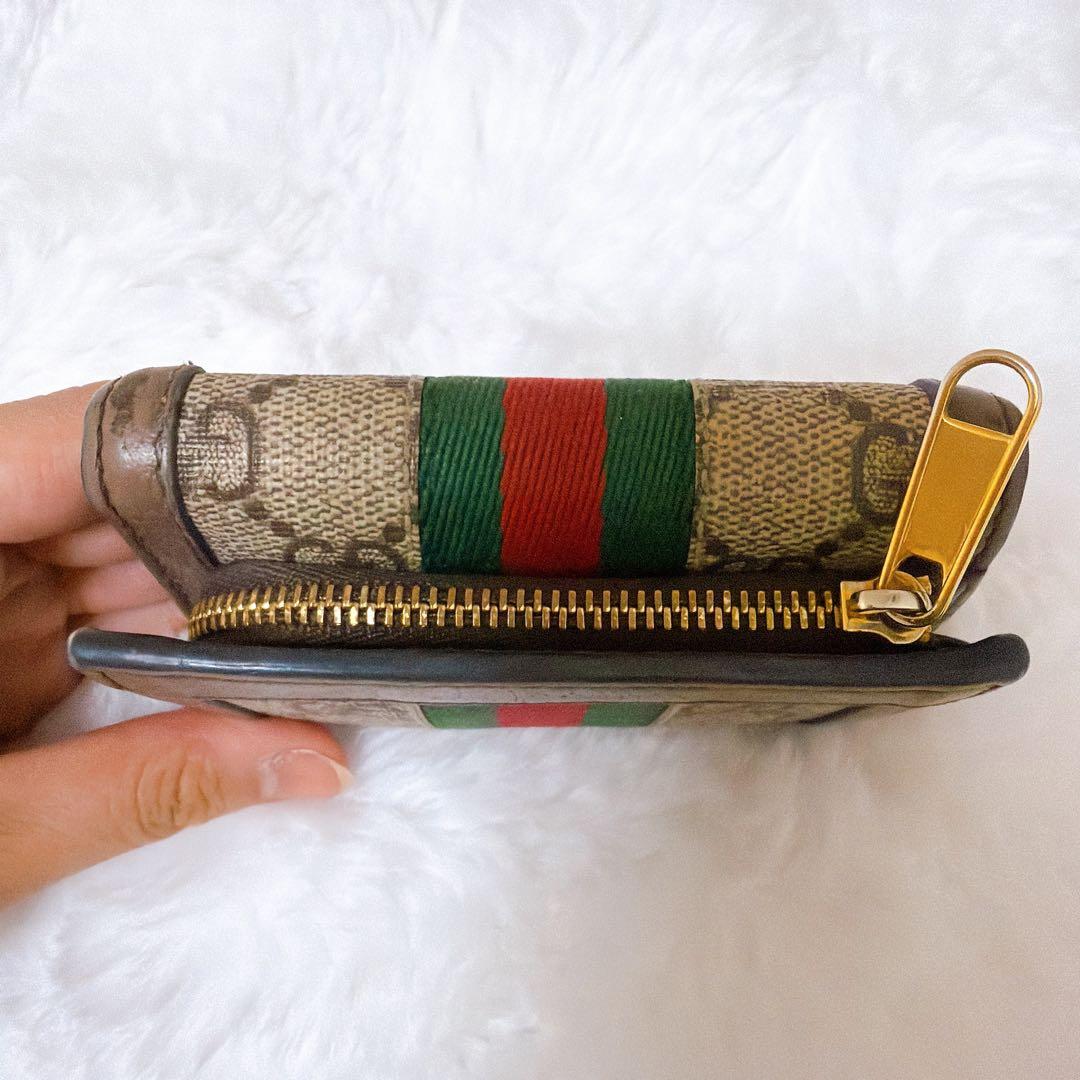 GUCCI GGモノグラム オフィディア二つ折り財布