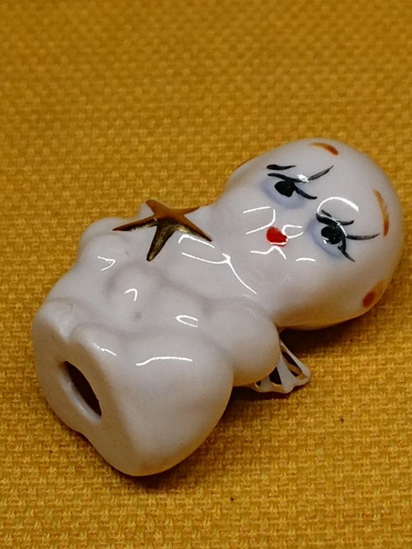 ビンテージ　キューピー　人形　陶器　置物　インテリア　工芸品　美術品　A2845