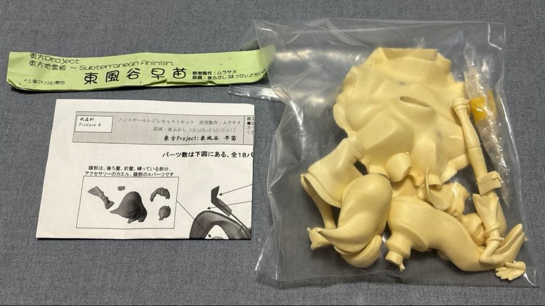 東風谷早苗　ガレージキット