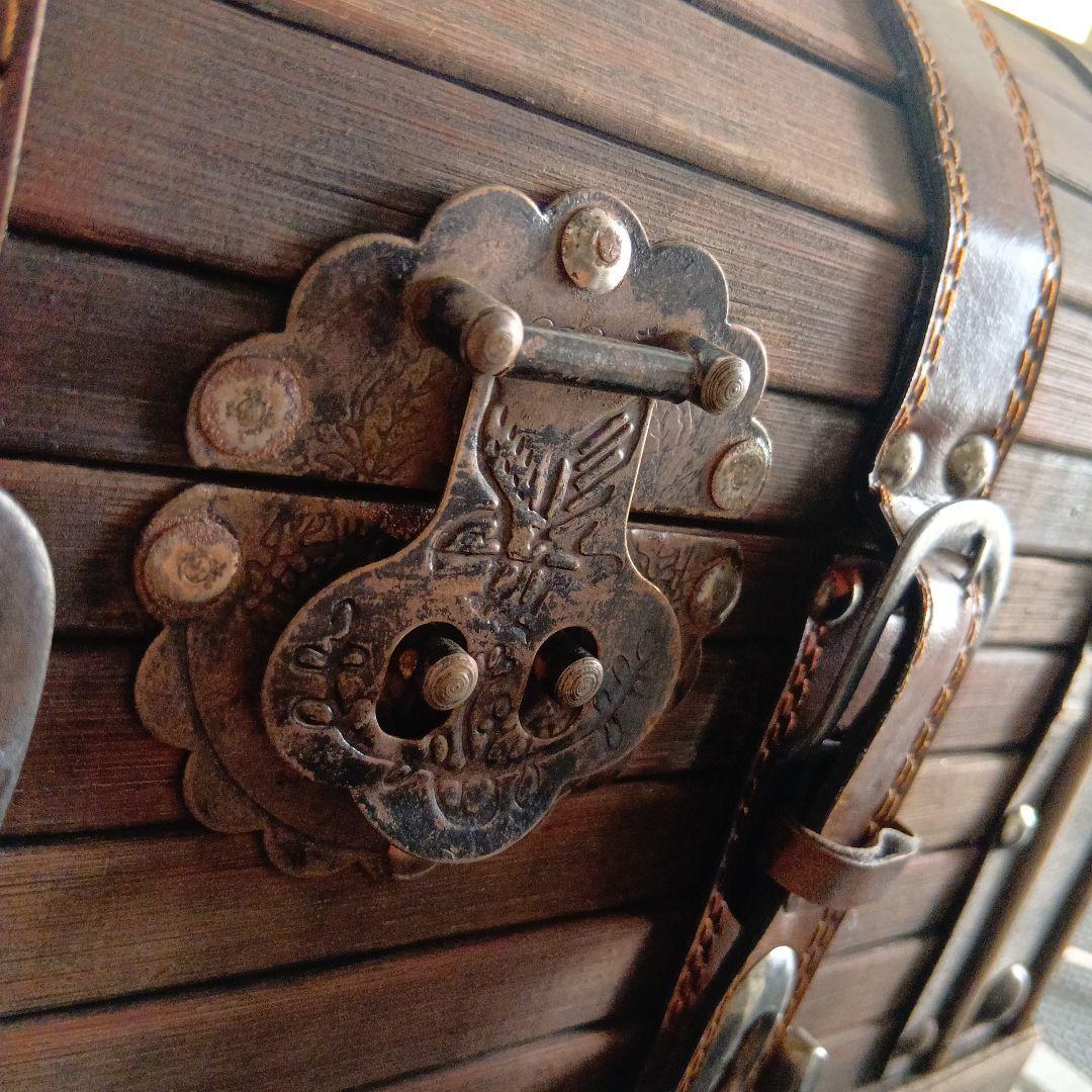 WOODEN TRUNK 木製トランク型収納ボックス アンティーク