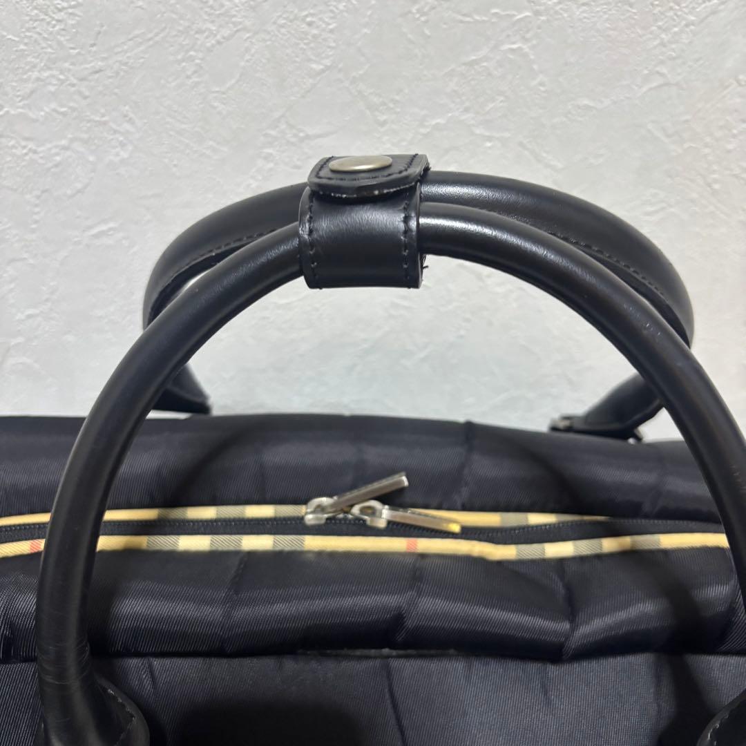 【希少】バーバリーゴルフ　ボストンバッグ　ノバチェック　ゴルフバッグ