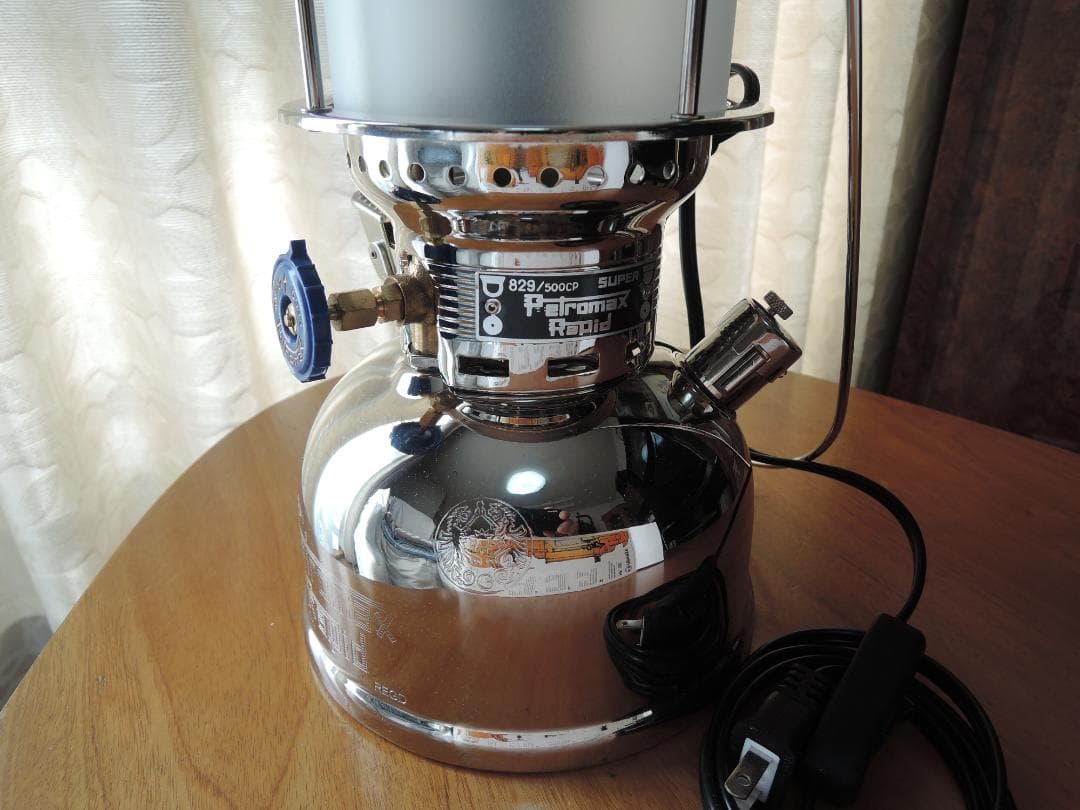 【新品】Petromax HK500 エレクトロ(躯体ニッケル色) 電球ランタン