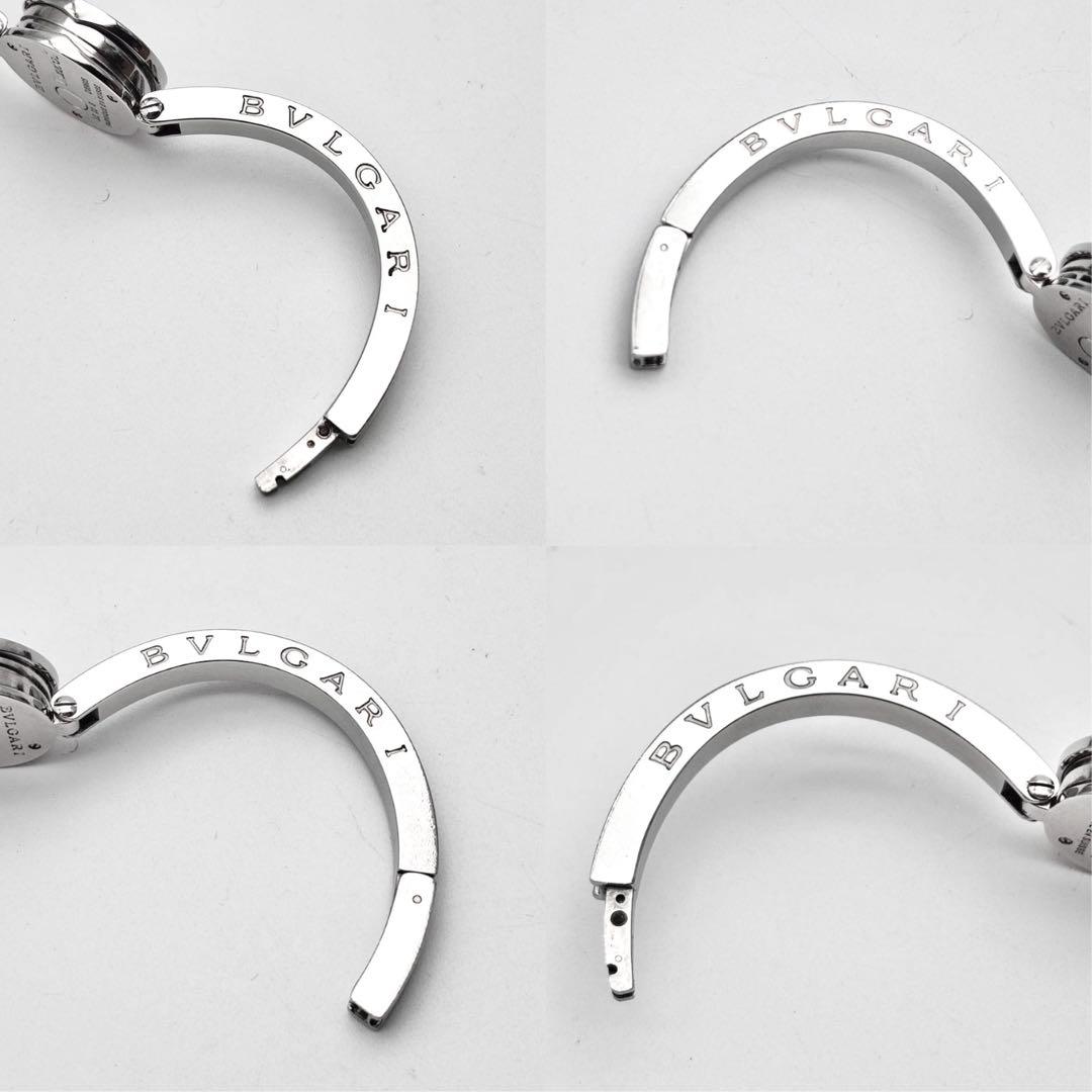 美品✨　ブルガリ　腕時計　ビーゼロワン　ブルーシェル　ダイヤ12P BZ22S