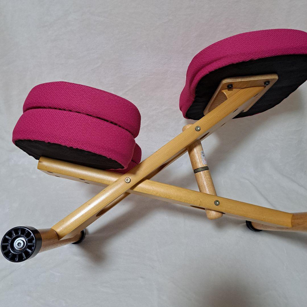 【極美品】宮武製作所 プロポーションチェア バランスチェア 姿勢矯正 ピンク