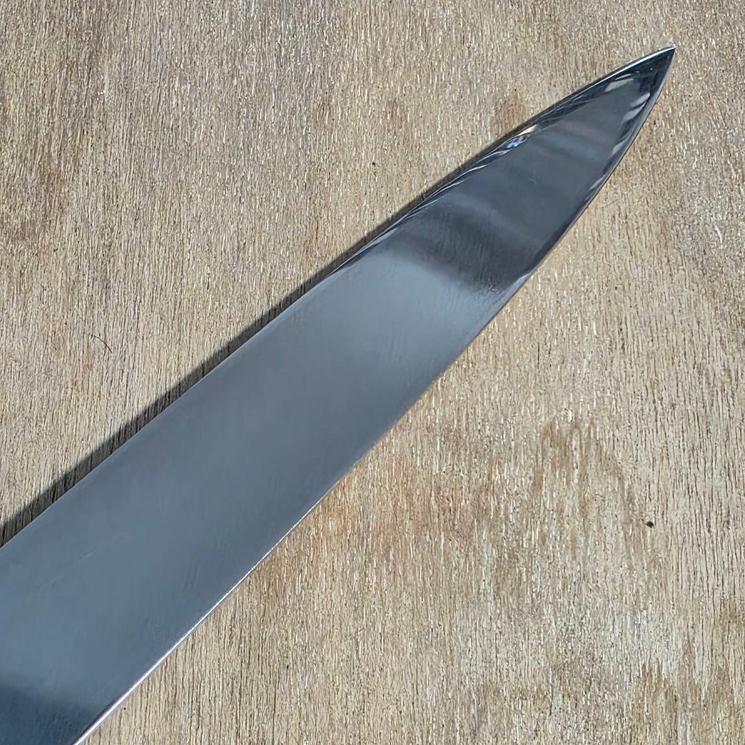 堺菊守 本焼 柳刃包丁 モリブデン 木製ハンドル