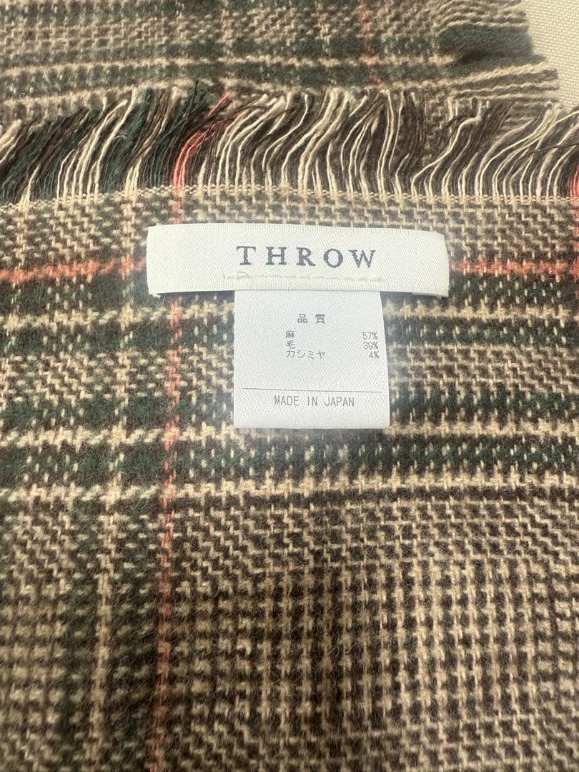 プラージュ　スロー　JACKスカーフ　カシミヤブレンド　大判ストール　プラージュ