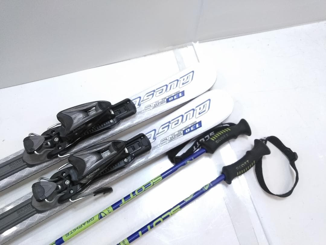 メンズ ミッドスキー4点セット ハート クエスト 130cm ブーツ 28cm◇