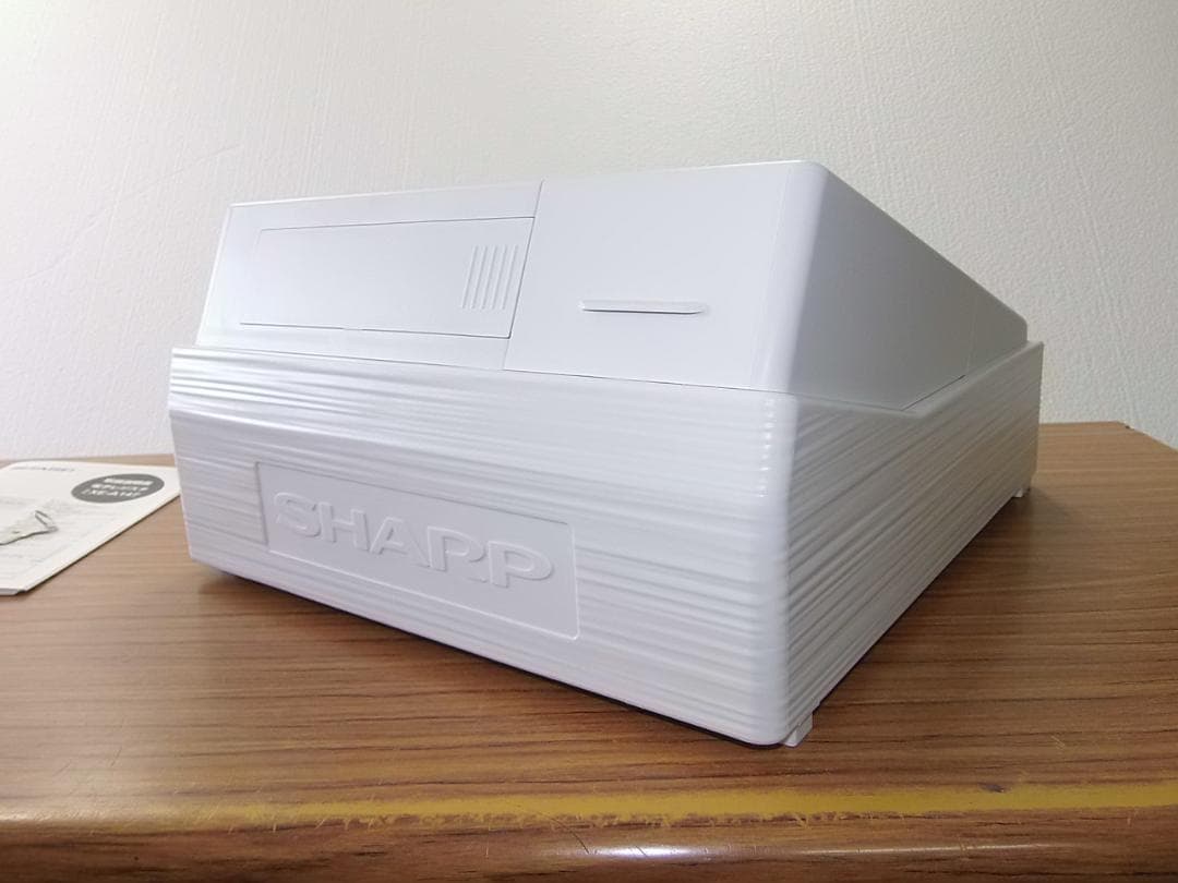 21年製美品130設定無料横型領収証シャープインボイスレジスターXE-A147