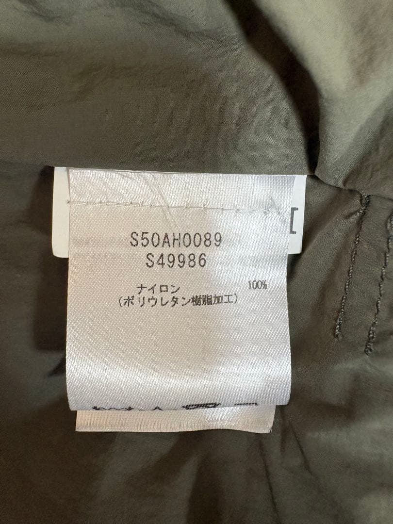 メゾンマルジェラ　リサイクルナイロントレンチコート　サイズ46