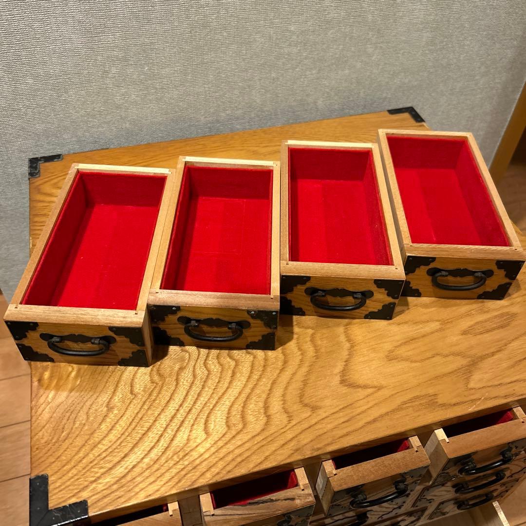 薬箱　木製　アンティーク家具　小物入れ　アクセサリー入れ