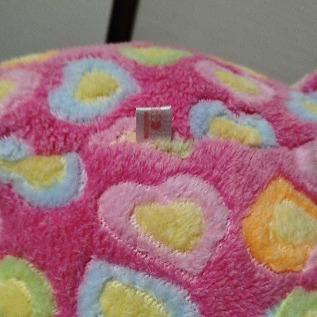 ハート模様のクマとハローキティのぬいぐるみセット