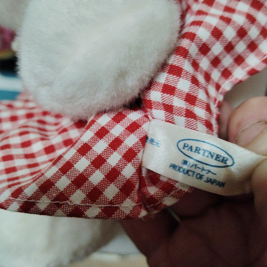 ハート模様のクマとハローキティのぬいぐるみセット