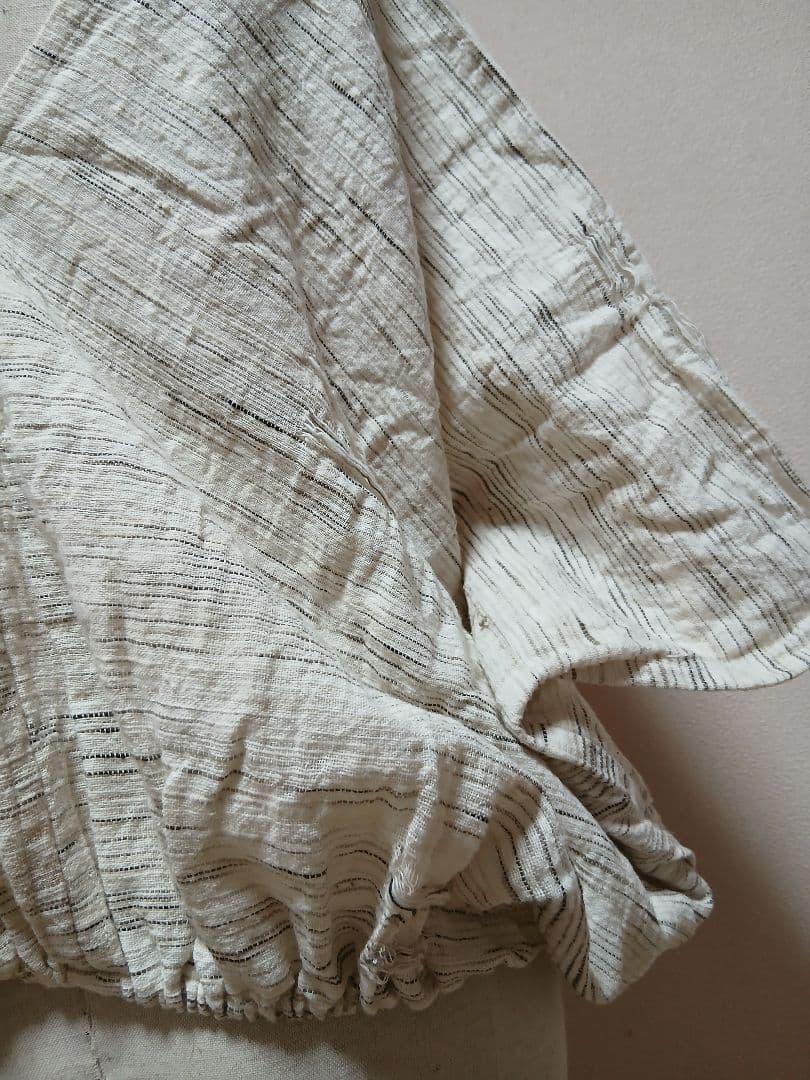 でこぴん様☆yinyang☆ハンドウーブントップ☆グレー