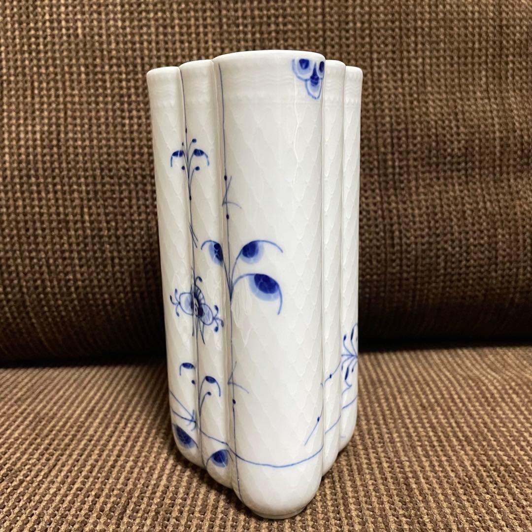 ロイヤルコペンハーゲン ブルーパルメッテ フラワーベース（花瓶）