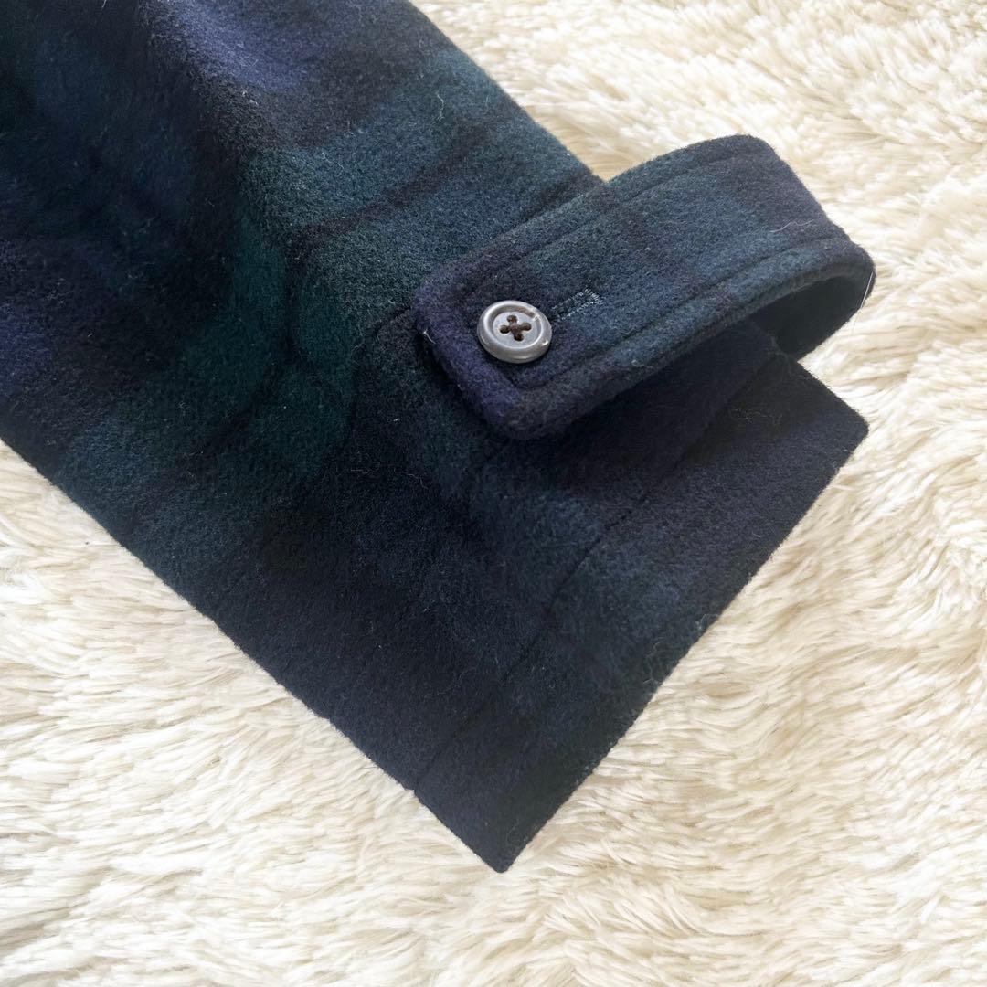 ラルフローレン ダッフルコート ブラックウォッチ ネイビー系 160