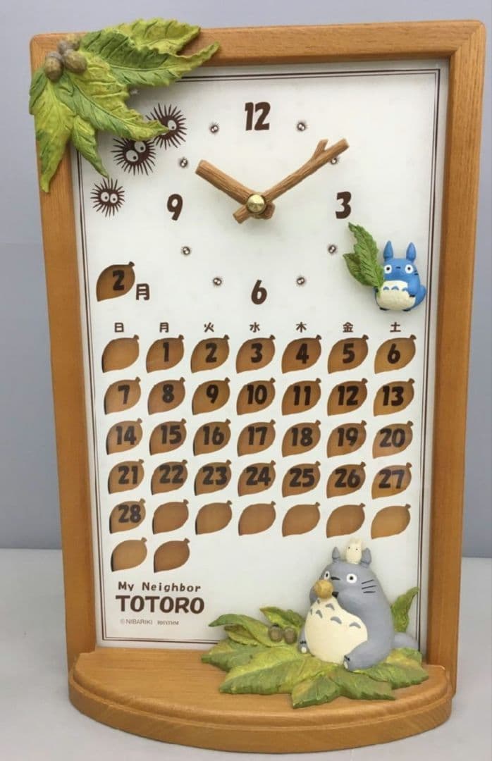 (希少)　トトロ 時計 カレンダー