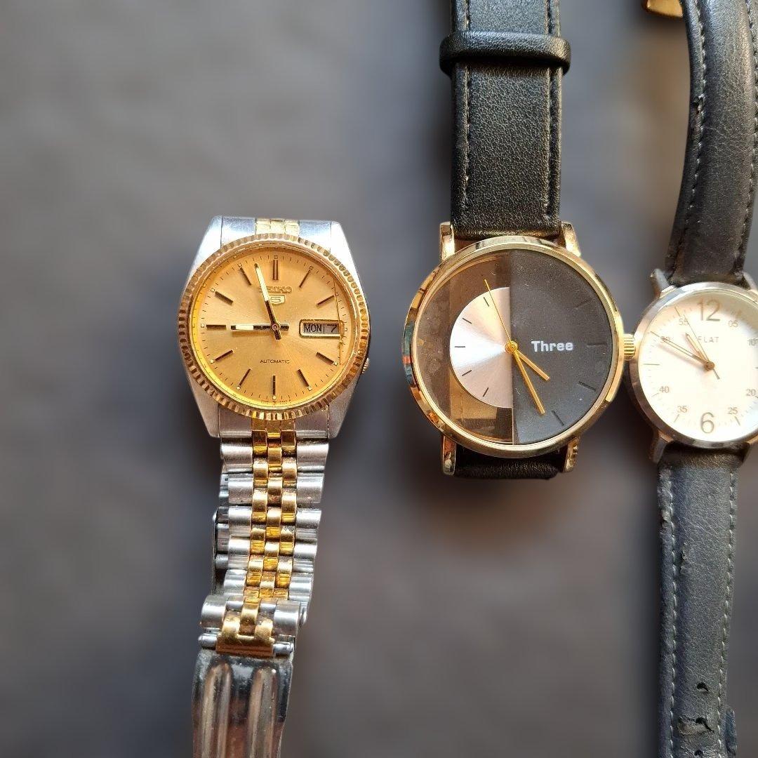 T*7様 ジャンク品　時計5本　動作未確認
