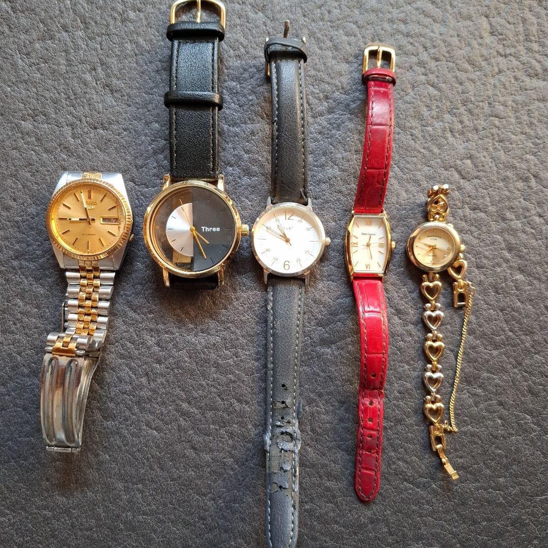 T*7様 ジャンク品　時計5本　動作未確認