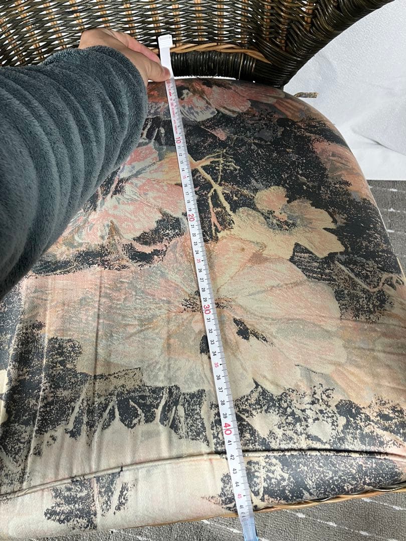 KOIZUMI コイズミ ラタンチェア アームチェア インドネシア製 昭和レトロ