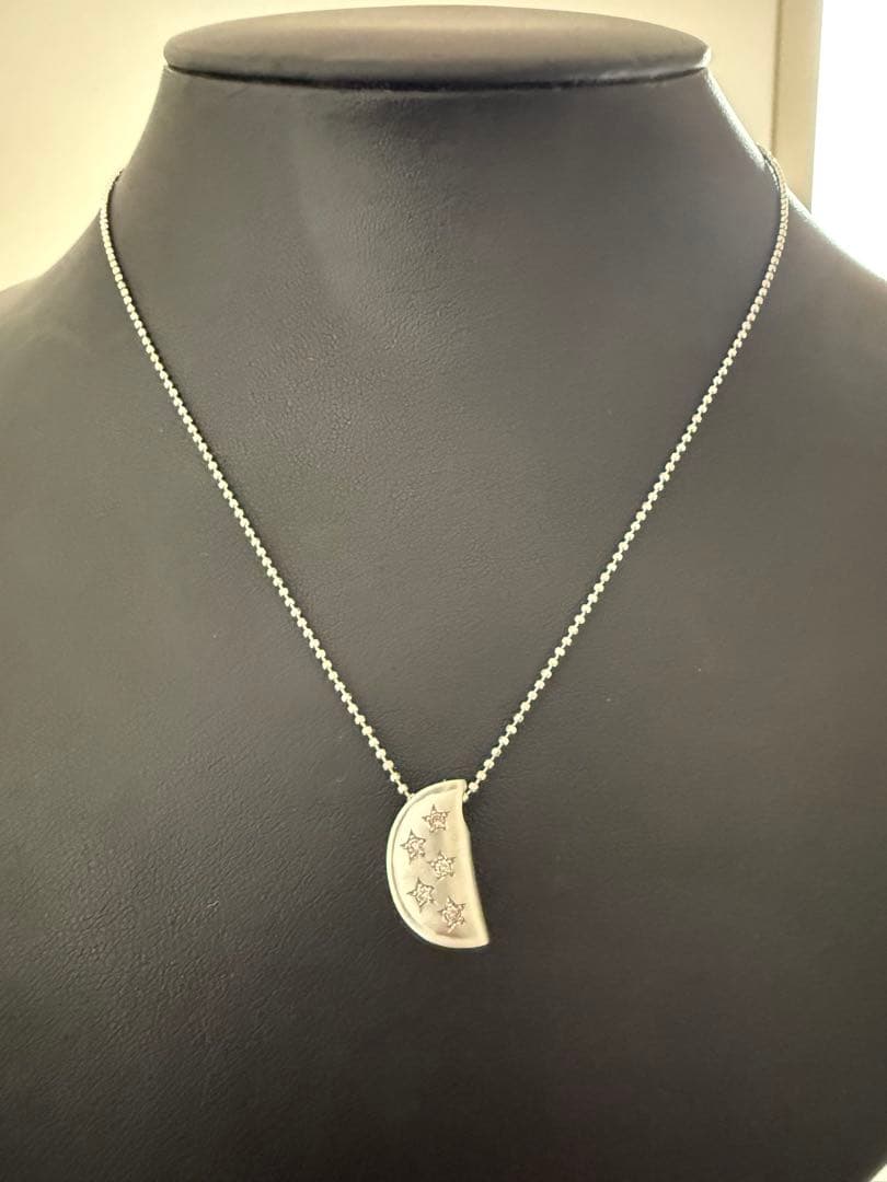 売り切り特価❣️k18WGピンクダイアモンド入りペンダントネックレス