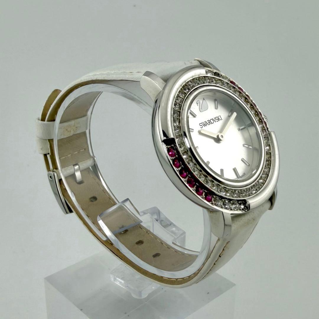 【希少/稼働】Swarovski スワロフスキー 腕時計 ストーン ベゼル