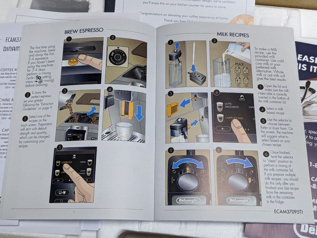 De'longhi Dinamica plus　ECAM35055B＋機能