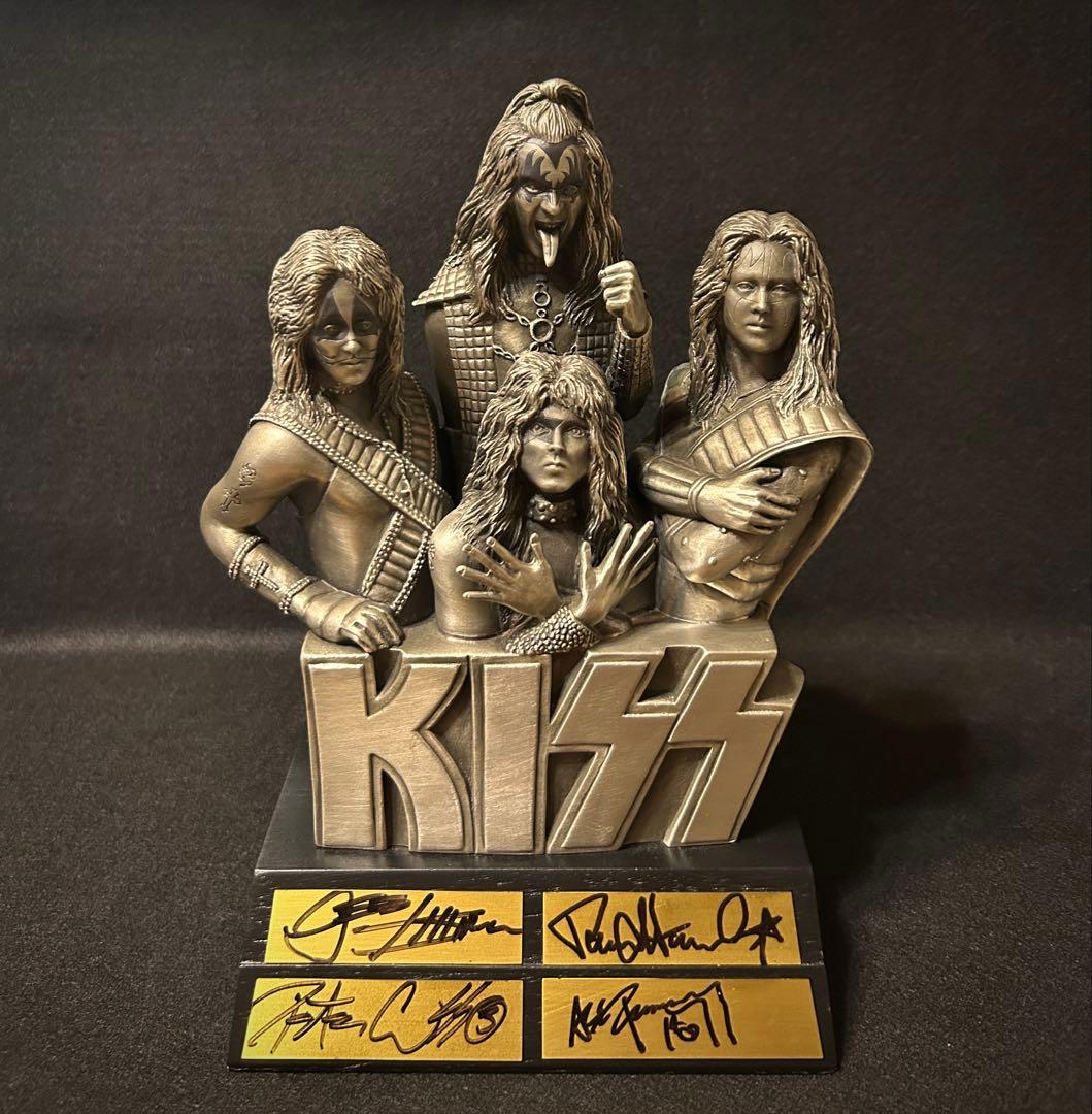 KISS キッス 世界500個限定 胸像 メンバーサイン 置物 インテリア