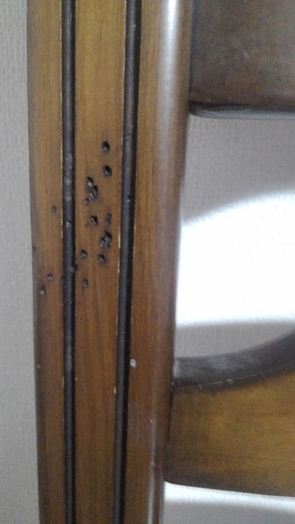 大特価❗アンティーク椅子✨天然虫食加工✨１９９５年✨２脚セット