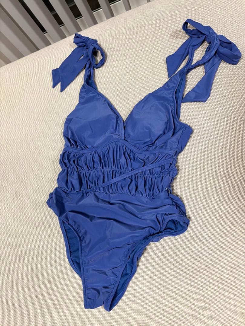 水着・ラッシュガード herlipto Corse Ribbon Swimsuit blue