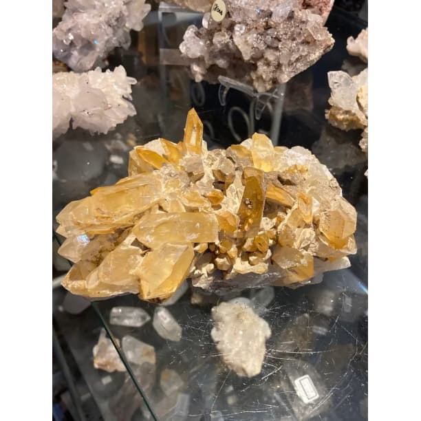 ゴールデンヒーラー クラスター 水晶 癒し 希少 天然石 パワーストーン