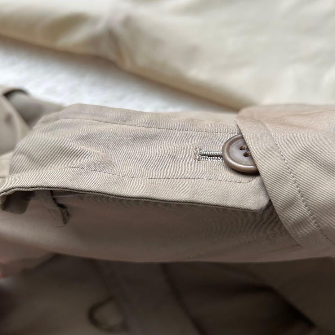 バーバリー トレンチコート ノバチェック 玉虫色 男女兼用 ベルト付き 光沢