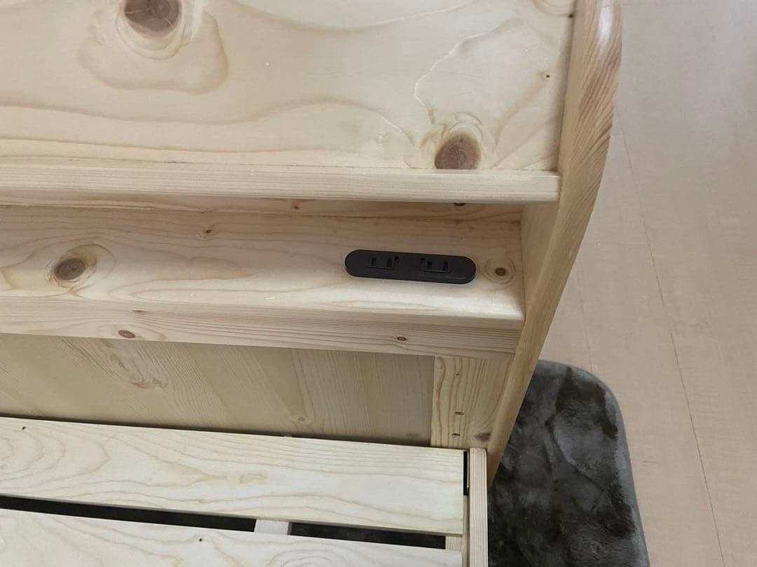 木製 すのこベッド シンプルデザイン