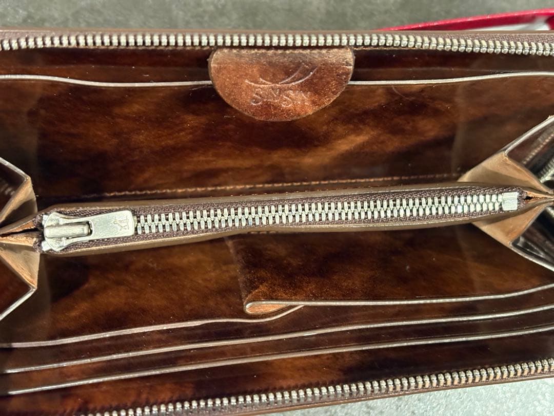 新進工房 バタール 長財布 シェルコードバン フルオプション