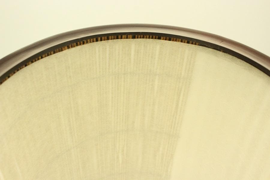 焼スス 竹 丸型スタンド ライト 照明 和モダン インテリア(メ1357)