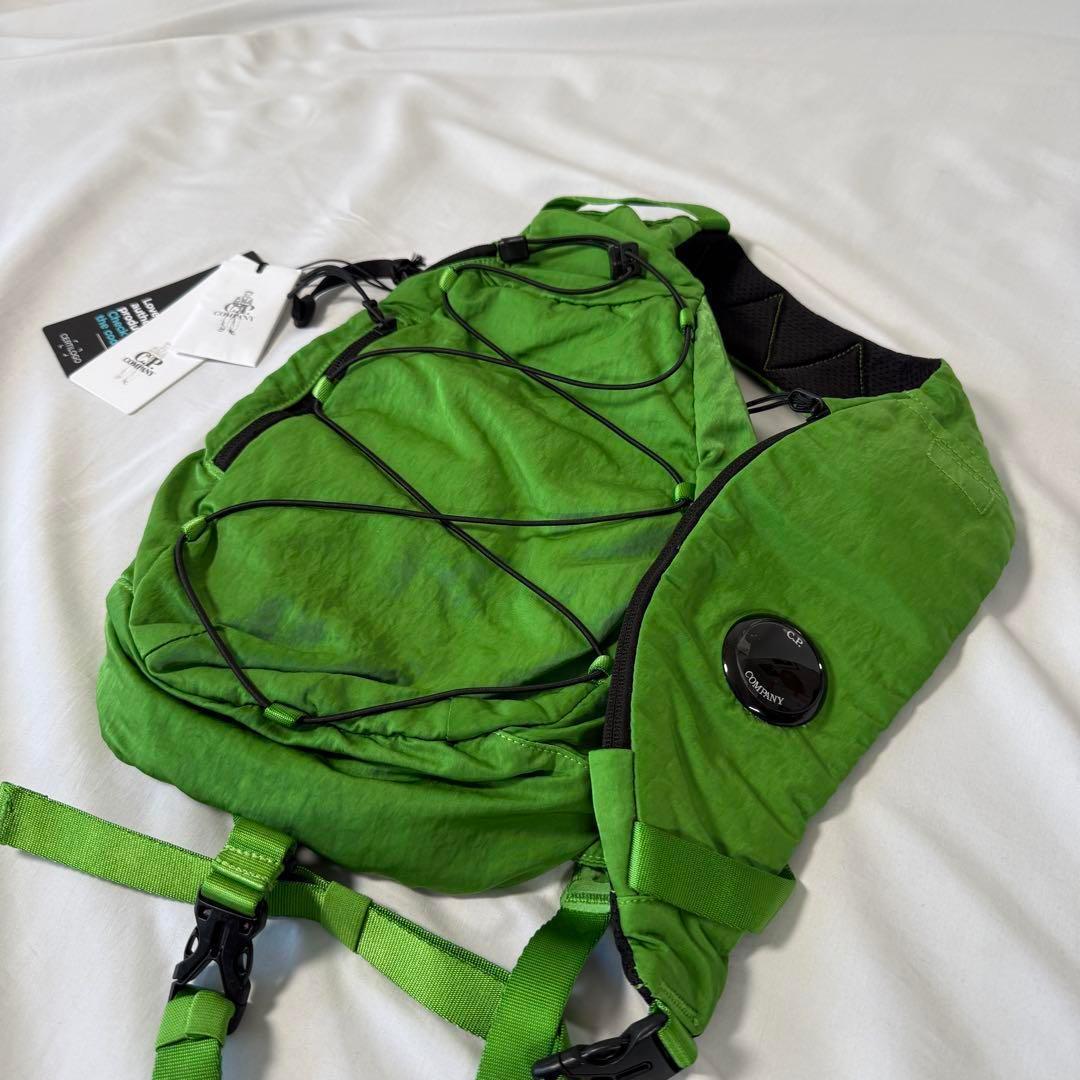 【定価4.2万/あおば着用】C.P.Company ボディ バッグ グリーン