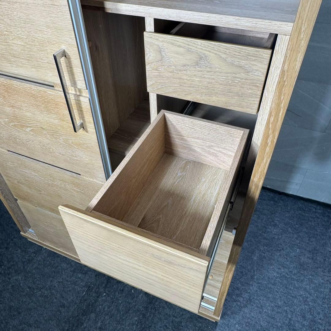 シギヤマ家具 キッチンボード 食器棚 パントリー 幅100cm d4992