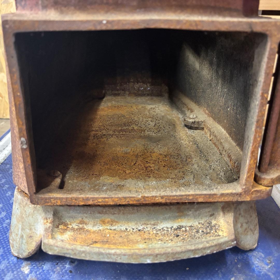 最終値下げ❗️福禄ストーブ 石炭・薪ストーブ 暖房 レトロ 当時物 鋳物