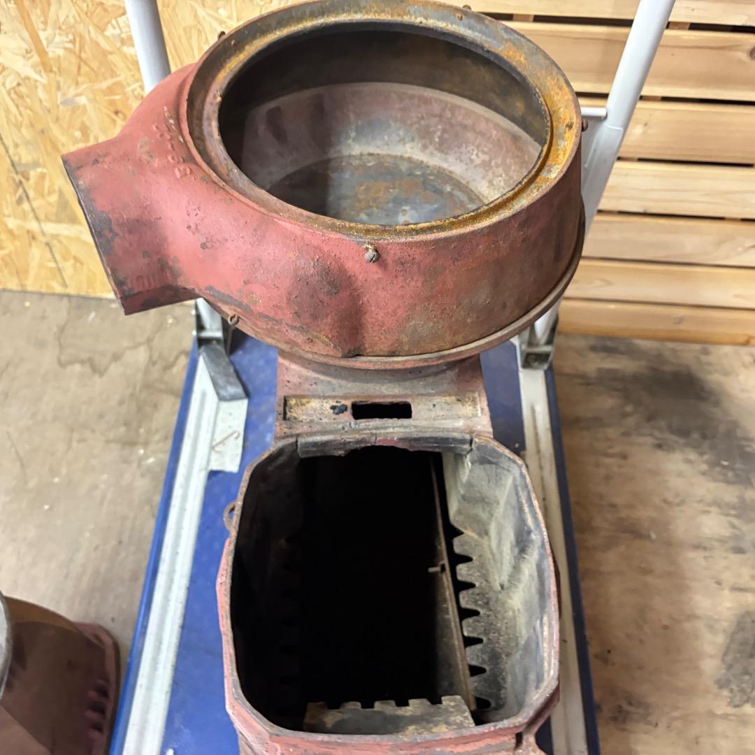最終値下げ❗️福禄ストーブ 石炭・薪ストーブ 暖房 レトロ 当時物 鋳物