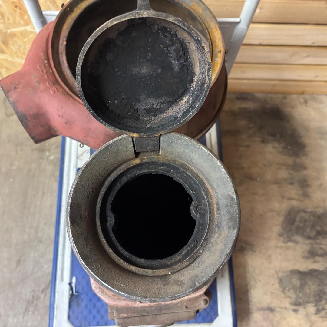 最終値下げ❗️福禄ストーブ 石炭・薪ストーブ 暖房 レトロ 当時物 鋳物